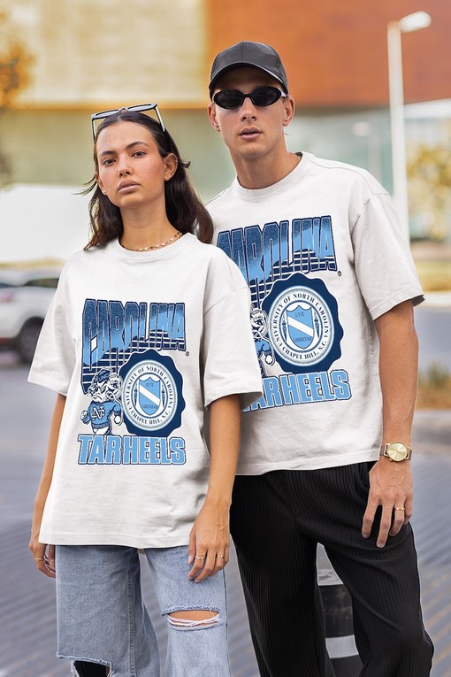 Vintage UNC Tar Heels Flintstone Shirt, NCAA UNC Tar Heels Unisex Shirt and State University Shirt - Image 3