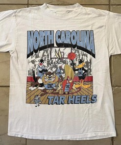 Vintage UNC Tar Heels Looney Tunes T-Shirt, NCAA Shirt, Unisex Shirt