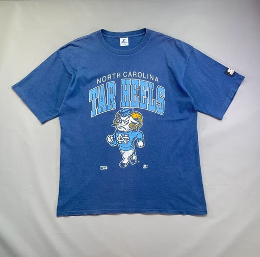Vintage UNC Tar Heels Mascot Logo Shirt and Hoodie, NCAA UNC Tar Heels Shirt from 90s