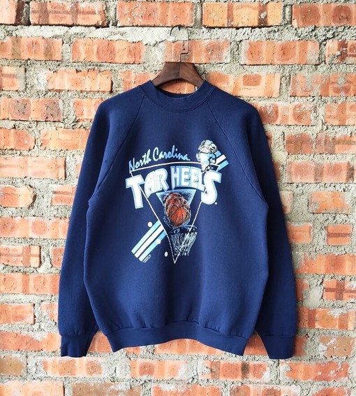 Vintage UNC Tar Heels Mascot Logo Shirt and Sweatshirt, NCAA UNC Tar Heels Shirt from University of North Carolina