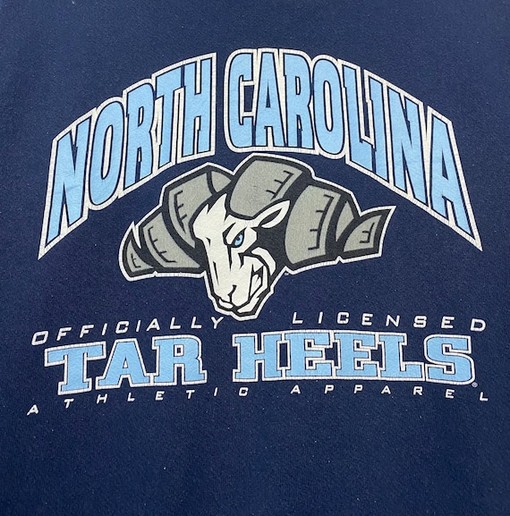 Vintage UNC Tar Heels Sweatshirt and NCAA Shirt, State University Shirt for Carolina Fans - Image 2