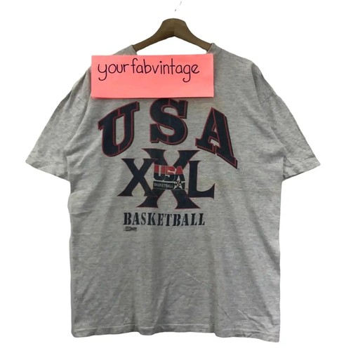 Vintage USA Basketball By T-Shirt - Gift For Basketball Fans