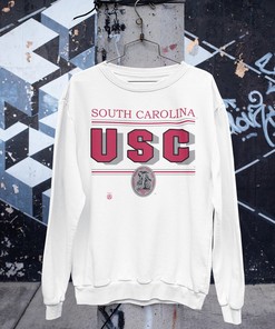Vintage USC University of South Carolina Sweatshirt, NCAA Shirts for Men and Women