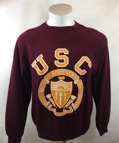 Vintage USC University of Southern California Crewneck Sweatshirt, NCAA Shirts Women, T-shirt, Hoodie