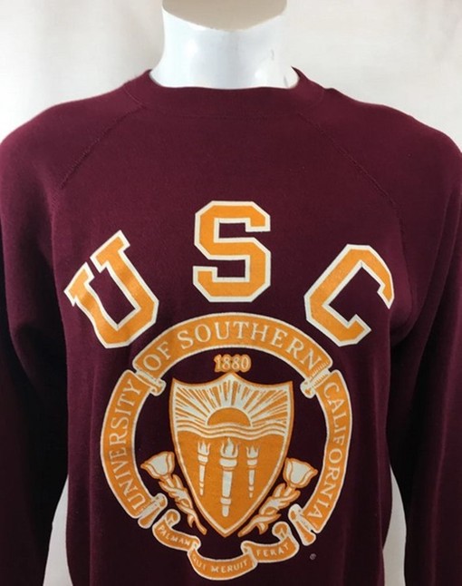 Vintage USC University of Southern California Crewneck Sweatshirt, NCAA Shirts Women, T-shirt, Hoodie - Image 2