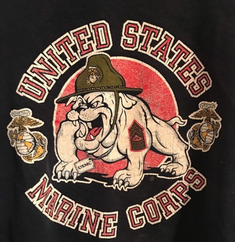 Vintage United States Marine Corps Sweatshirt, T-shirt, Hoodie, Sport Shirts Unisex - Image 2