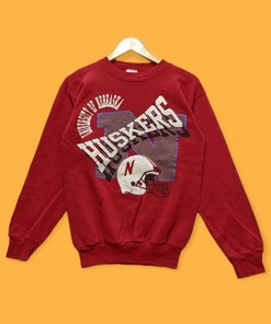 Vintage University Nebraska Football Sweater (college shirts)