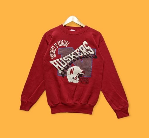 Vintage University Nebraska Football Sweater (college shirts)