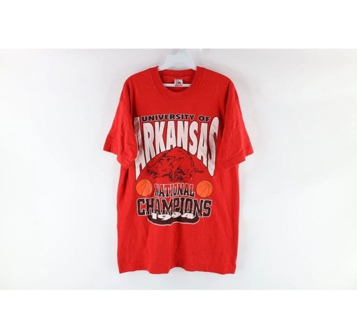 Vintage University Of Arkansas National Champs 1994 Basketball T-Shirt Sport Shirts Unisex, American University T Shirt