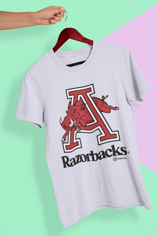 Vintage University Of Arkansas Razorbacks Sweatshirt, Arkansas Sweatshirt, Arkansas Shirt with Vintage NCAA Logo - Image 2