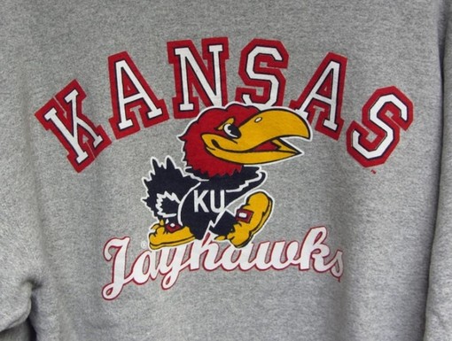 Vintage University Of Kansas Jayhawks Basketball Sweatshirt with Kansas University Sweatshirt, Perfect for Fans - Image 2