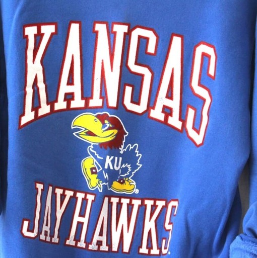 Vintage University Of Kansas Jayhawks Sweatshirt, Great Gift for Fans of Kansas University - Image 2