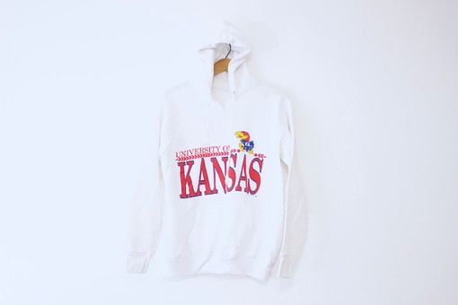 Vintage University Of Kansas Jayhawks Sweatshirt with Basketball T-Shirts, Love Your Team