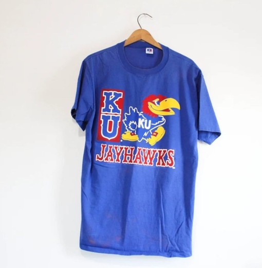 Vintage University Of Kansas Jayhawks T Shirt with Vintage 90S Sweatshirt and Hoodie, Perfect for Fans