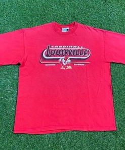 Vintage University Of Louisville Cardinals College Basketball Ncaa Shirt