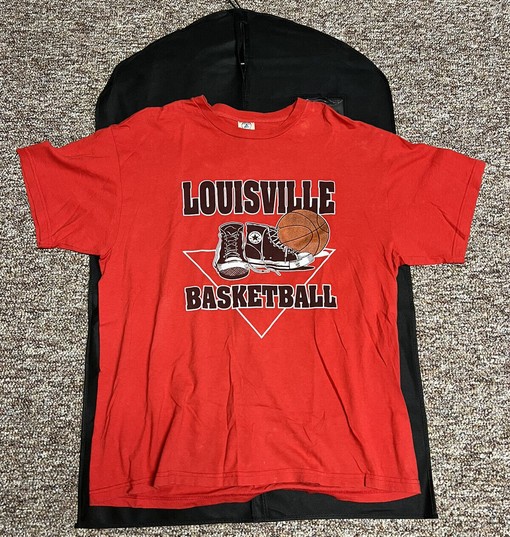 Vintage University Of Louisville Cardinals Converse Sneakers T-Shirt