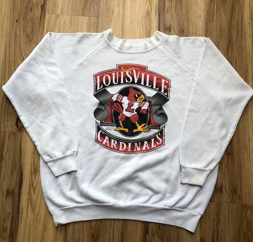 Vintage University Of Louisville Cardinals Crewneck Sweatshirt