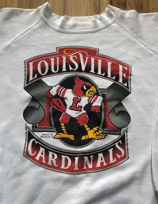 Vintage University Of Louisville Cardinals Crewneck Sweatshirt - Image 2