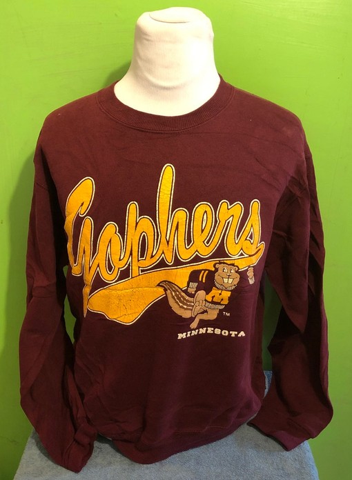 Vintage University Of Minnesota Golden Gophers NCAA 1980S Crewneck Sweatshirt, Ideal for Minnesota Football Fans
