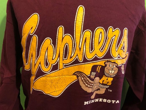 Vintage University Of Minnesota Golden Gophers NCAA 1980S Crewneck Sweatshirt, Ideal for Minnesota Football Fans - Image 2