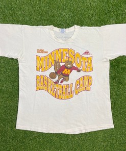 Vintage University Of Minnesota Golden Gophers NCAA T-Shirt Apex One College Basketball, Perfect Gift