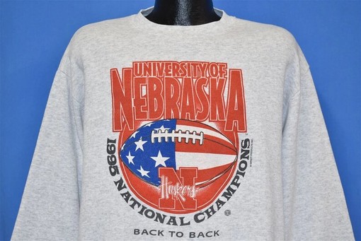 Vintage University Of Nebraska Huskers Sweatshirt Retro Style Unisex Hoodie and T-Shirt NCAA Shirt - Image 2
