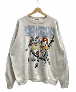 Vintage University Of North Carolina Luney Tunes Crewneck Sweatshirt - NCAA Shirts for Men
