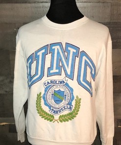 Vintage University Of North Carolina UNC Tar Heels Sweatshirt - American University T Shirt