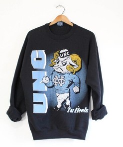 Vintage University Of North Carolina UNC Tar Heels Sweatshirt - College Shirts for Men