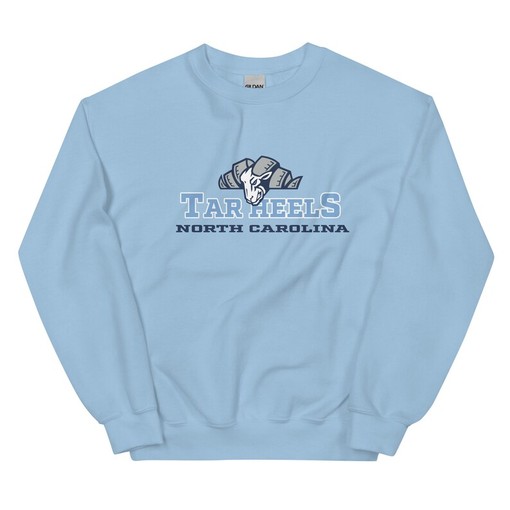 Vintage University Of North Carolina Unisex Tar Heels Crewneck Sweatshirt - NCAA Shirts For Women - Image 2