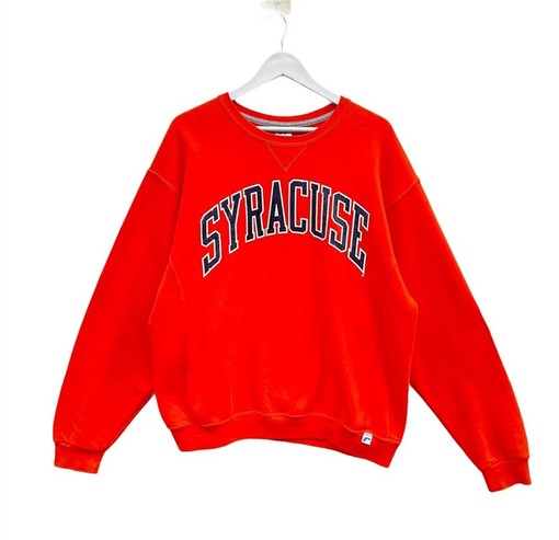 Vintage University Syracuse NCAA Graphic Long Sleeve Tee - Retro Style Apparel