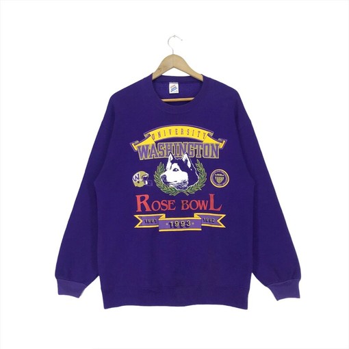 Vintage University Washington Rose Bowl Sweatshirt, Retro NCAA Sport Shirt