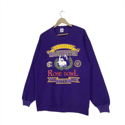 Vintage University Washington Rose Bowl Sweatshirt, Retro NCAA Sport Shirt - Image 2