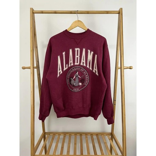 Vintage University of Alabama Crimson Tide Crest T-Shirt Sweatshirt Hoodie, NCAA Football Gifts Lover