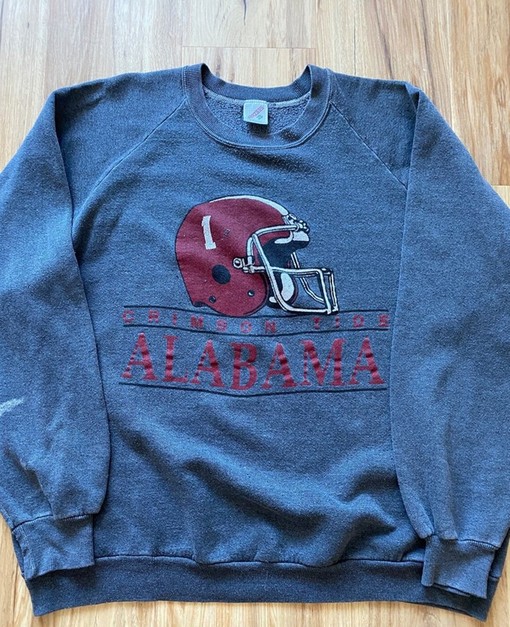 Vintage University of Alabama Crimson Tide Crewneck Sweatshirt Gift for Him/Her - State University Shirt