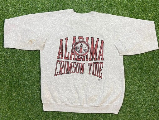 Vintage University of Alabama Roll Tide NCAA College 1980s Crewneck Unisex Sweatshirt Hoodie Shirt
