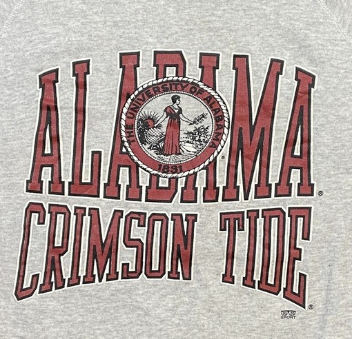 Vintage University of Alabama Roll Tide NCAA College 1980s Crewneck Unisex Sweatshirt Hoodie Shirt - Image 2