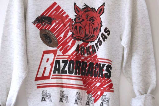 Vintage University of Arkansas Razorbacks Sweatshirt, Hoodie, Shirt - Hogs Shirt Gifts for Razorbacks Lovers - Image 2