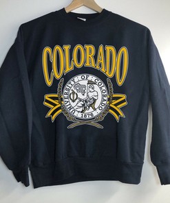 Vintage University of Colorado Crewneck Sweatshirt - Colorado Buffaloes, CSU Sweatshirt, Gifts for NCAA Fans NCAA Shirt