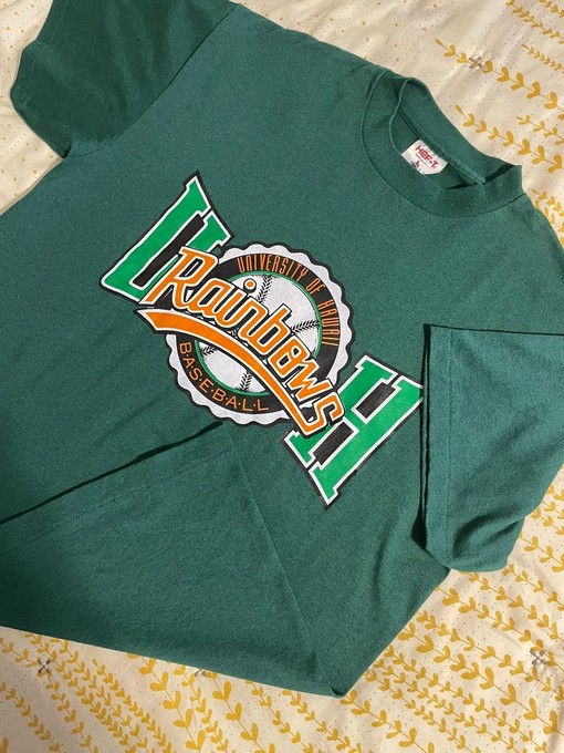 Vintage University of Hawaii Rainbows Baseball Collection with NCAA Shirts for Men and Women - Image 2