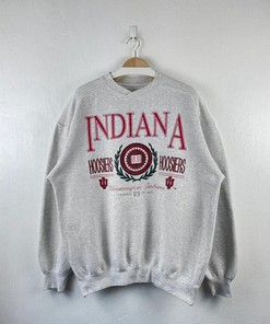 Vintage University of Indiana Hoosiers Crewneck Sweatshirt - Classic College Shirts - NCAA Shirts
