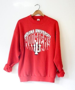 Vintage University of Indiana Hoosiers Sweatshirt - Indiana Sweater - Retro NCAA Shirts for Women
