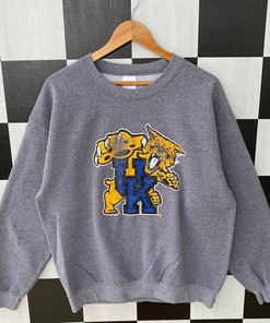 Vintage University of Kentucky Wildcats Sweatshirt with Print Shirt