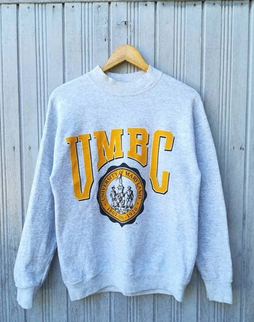 Vintage University of Maryland Sweatshirt - Vintage 80s Style Shirt Maryland Sweater - NCAA Shirts for Women