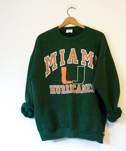 Vintage University of Miami Hurricanes Sweatshirt, Shirt, and Sweater - NCAA Shirts for Men and Women