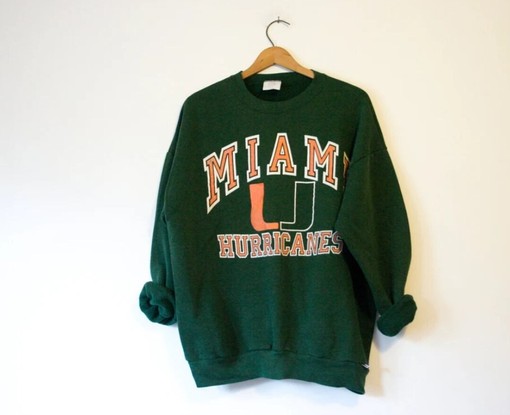 Vintage University of Miami Hurricanes Sweatshirt, Shirt, and Sweater - NCAA Shirts for Men and Women