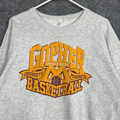 Vintage University of Minnesota Gophers Basketball Sweatshirt for NCAA Football Fan Shirt - Image 2