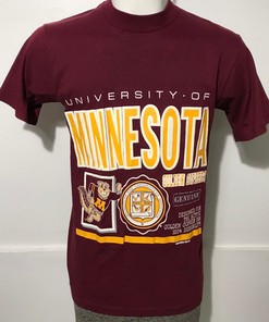 Vintage University of Minnesota Gophers Football Fan Shirt
