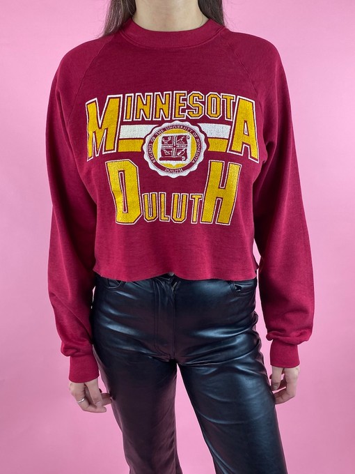 Vintage University of Minnesota Sweatshirt for Football Fans