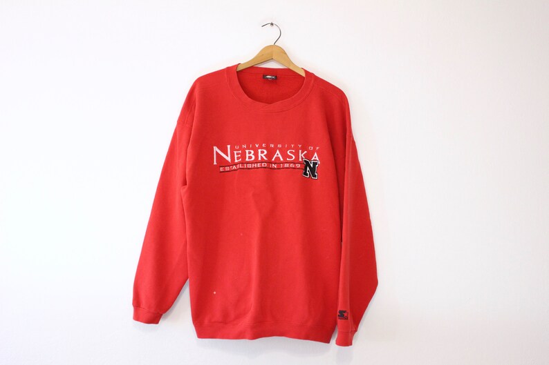 Vintage University of Nebraska Cornhuskers Fan Shirt, NCAA Apparel for Women